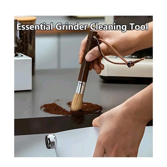 Coffee Brush Grinder Cleaner Tool Espresso Machine Cleaning Brush Barista Brush - Picture 4 of 8